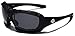 Oversized Choppers Men's Sport Padded Motorcycle Bikers Sunglasses MATTE BLACK