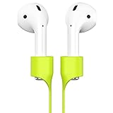 Airpods Strap Airpods Magnetic Strap Apple iPhone X/iPhone 8/iPhone 8 plus/iPhone 7/iPhone 7 Plus [Lightweight][Ideal Length] Air Pods Strap Wire Cable Connector for Apple Airpods - Neon Green