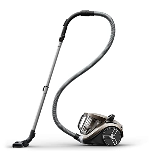 Compact Power XXL Aspirapolvere Senza Sacco, Capacità 2.5 Litri, Potenza 900 W, Design Compatto, Sistema di Filtraggio a 3 Livelli, Aspirapolvere Potente, Facile da Pulire, 2 accessori,RO4B50