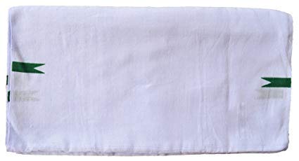 Men's Pure Cotton Double Dhoti(101_White With Zari Border_4m)