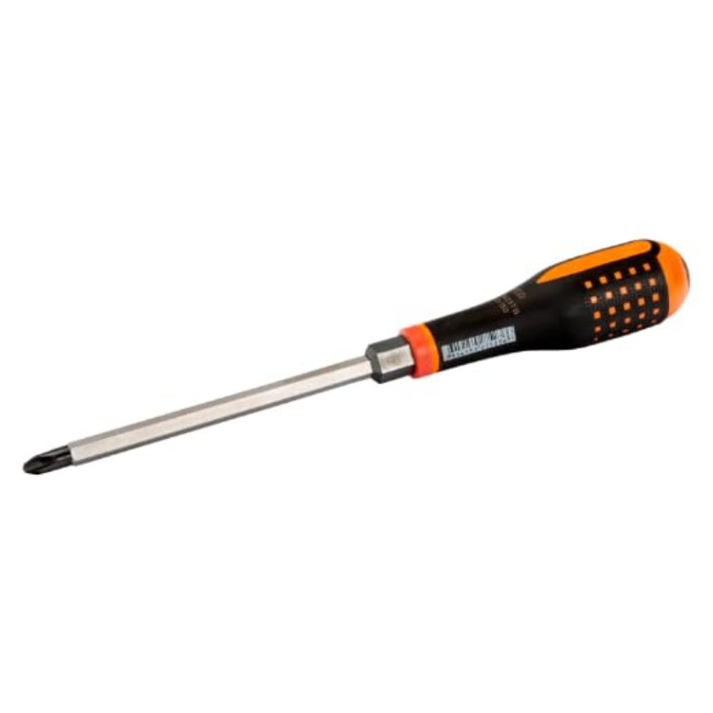 Bahco BE-8620TB Ergo Through Blade Screwdriver, PH 2 (Pack of 5)
