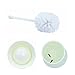 Toilet Brush,Deserthome Good Grips Hideaway Compact Long Holder Non-porous Base Bathroom Brush