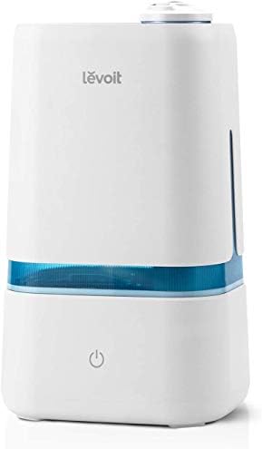 加湿器 卓上 大容量 アロマ 除菌 超音波 次亜塩素酸水 空気清浄 6畳 22畳対応 おすすめ Levoit 4l 40時間連続加湿 3段階のミスト量調整 超静音 空焚き防止機能 自動off 省エネ 360 自由回転ノズル ハンドル付き お手入れ簡単 おしゃれ 乾燥 花粉症対策 部屋 リビング 会社