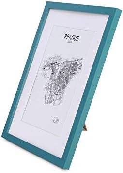 Classic By Casa Chic Solid Wood 12x16 Inch 30x40 Cm Photo Frame Mount For 8x12 Inch x30 Cm Picture Perspex Front Teal In Pakistan Binge Pk