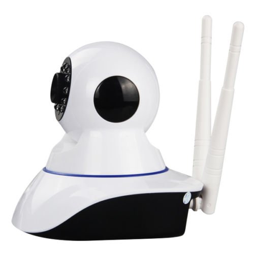 SANOXY Wireless Baby Monitor Camera 720P Security IP Home Camera with Two-Way Talking,Infrared Night Vision,Pan Tilt,P2P WPS Ir-Cut Nanny IP Camera Motion Detection (White)