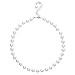 Jane Stone Fashion Simulated White Pearl Choker Collar Necklace for Women Mother 16