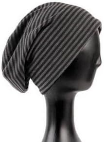 S Cloth Black Fashion Women Ladies Winter Hat Striped Hip Hop Head Cap Skull Beanies