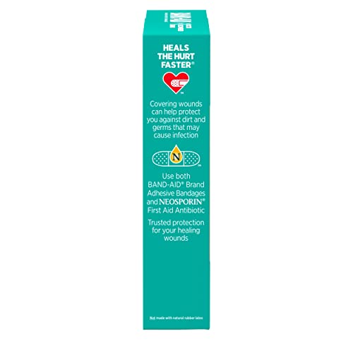 BAND-AID BRAND SKIN-FLEX ADHESIVE BANDAGES FOR FIRST AID AND WOUND CARE OF MINOR CUTS AND SCRAPES & BURNS, FLEXIBLE STERILE BANDAGES FOR FINGERS & KNEES, EXTRA LARGE, ALL ONE SIZE, 7 CT