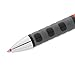 rOtring Tikky 3-in-1 Mechanical Pencil / Ballpoint Pen / Highlighting Pen, 0.7 mm, Black Barrel, Blue & Red Ink