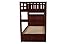 Discovery World Furniture Mission Twin Over Full Staircase Bunk Bed with Trundle in Merlot Finish
