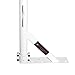 AA-Racks Model X35-W 800 LB Capactiy Extendable Pick-up Truck Rack with Protective Screen Set (White)