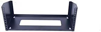 RAISING ELECTRONICS 4U Wall Mount Open Frame 19inch Server Equipment Rack Threaded 15 inch Depth Black (4U)