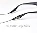 Cablz Zipz XL Adjustable Eyewear Retainer | Adjustable, Lightweight, Low Profile, Off-The-Neck Eyewear Retainer Strap | Black | 12