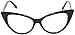 OWL Cateye Sunglasses for Women Classic Vintage High Pointed Winged Retro Design