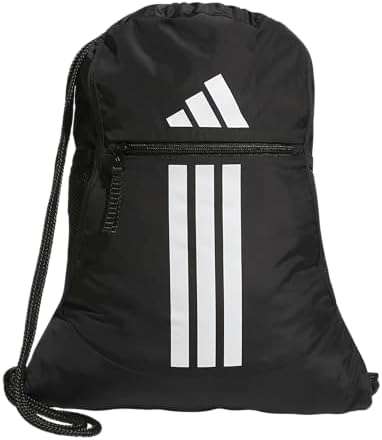 adidas amplifier blocked drawstring backpack Amazon.com | adidas Amplifier II Blocked Sackpack, White/Black, One Size