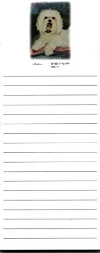 Maltese Magnetic List Pads - Set of 2
