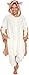 Silver Lilly Unisex Adult Pajamas - Plush One Piece Cosplay Flying Squirrel Animal Costume (XL)