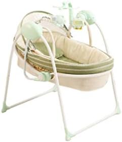Baby Electric Cradle Bed - Baby Rocking Chair, comforting Cradle Bed, Baby cot, Basket The Bracket can be Separated for Easy Folding，Suitable for 0 to 1 Year Old