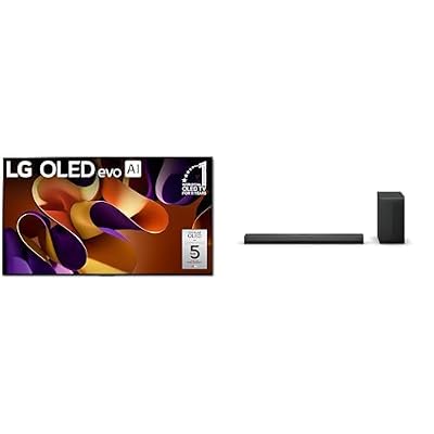 LG 77" OLED evo G4 Series Smart TV Bundle S70TY 3.1.1-Channel QNED Matching Soundbar (2024 New Models)