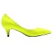 MAIERNISI JESSI Women's Classic Slip On Pointed Toe Kitten Heel Dress Pumps Shoes