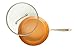 Glass Frying Pan Lid, 10.25 Inch Tempered Glass Cookware Lid With Vent | Stainless Steel Handle and Rim | Oven Safe and Dishwasher Safe | Perfect for Warming, Steaming, Simmering, and Braising.