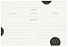 Kate Spade New York Deco Dot Recipe Card Refill, Black