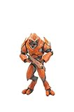McFarlane Toys Halo Reach Series 2 - Elite Officer Action Figure Red - Orange