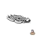 BaviPower Bear Paw Pendant Necklace with Celtic Knot Pattern Stainless Steel Nordic Scandinavian Necklace Authentic Viking Jewelry
