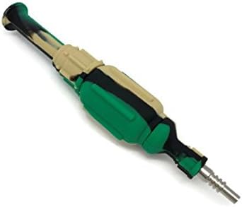 Exceed Excellence (™) 7.9" Long Travel Silicone With 10mm Grade 2 Ti Tip With Water Function-By Selected Supplier Amazon Store (camo green)