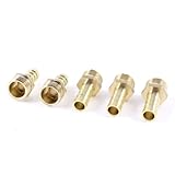 uxcell 5PCS Brass 10mm Hose Barb to 3/8"PT Male