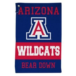 WinCraft 16" x 25" Golf Sports Towel NCAA Arizona Wildcats Slogan