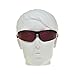 proSPORT Rose Pink Tinted Polarized Sport Sunglass Durable TR90 Black Frame Non Slip Rubber Nose & Ear Pieces.