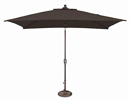 Amazon Com Simplyshade Catalina Patio Umbrella In Black Garden Outdoor
