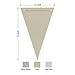 Ling's Moment 15pcs Paper Banner Flags Triangle Flags Banner Vintage Style Pennant Banner for Wedding, Baby Shower, Event & Party Supplies, Photograph Props(Gray+Pastel Blue+Silver Glitter)