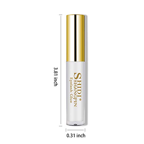 Extra Strong Eyelash Glue, 5ml Professional False Eyelash Adhesive, Semi-Permanent Extensions Supplies - Suitable for Sensitive Eyes (Clear) - Thumbnail 5