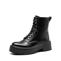 DREAM PAIRS Women's Lace up Combat Ankle Boots