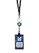IDwithME Slotless Badge Retractable Tether for CAC/PIV/PKI or other ID Cards