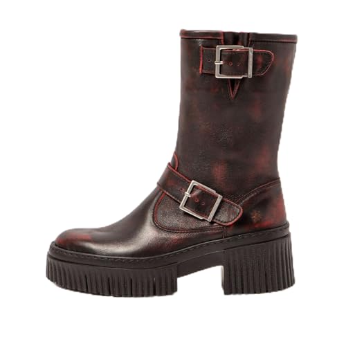 Art Womens 1397 York Oxford Boot, Scarlet, 5 UK