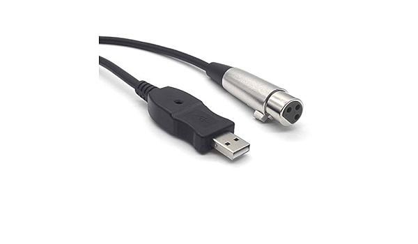 Amazon Com Ycgshop Usb Microphone Cable For Karaoke Microphone 3pin Usb Male To Xlr Female Mic Converter Cables For Microphones Or Instruments Recording Karaoke Singing 10 Ft Home Audio Theater