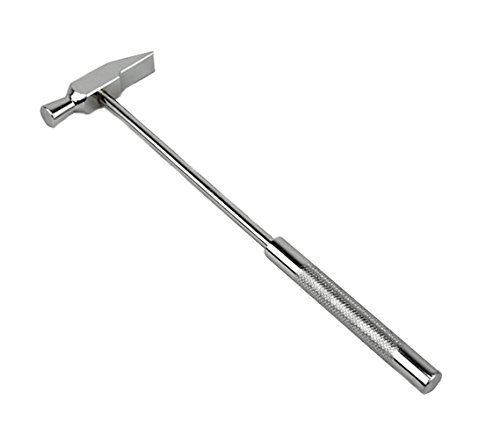 8-1/2" Polished Steel Cross Peen Hammer Jewelry Making Metal Forming Texturing Tool