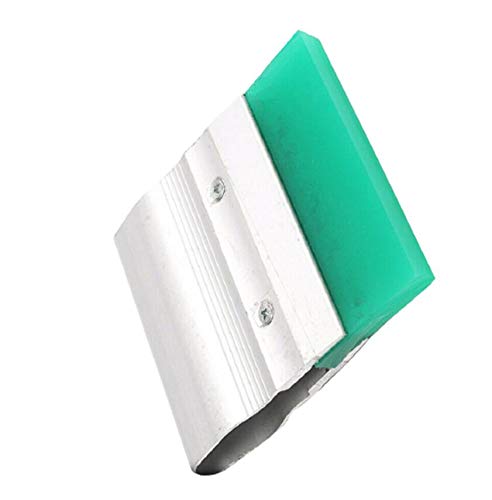 Aluminium Handle Rubber Blade Scraper Aluminium Silk Screen Printing Squeegee for Screen Printing 10cm Square-Cut Blade