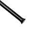 Umbra Chroma Tension Rod – Adjustable Tension Curtain Rod for Curtains and Sheer Curtains, 54 to 90 Inches, Black