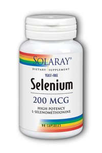 Selenium Yeast-Free 200mcg Solaray 90 Caps Selenium Yeast-Free 200mcg Solaray 90 Caps