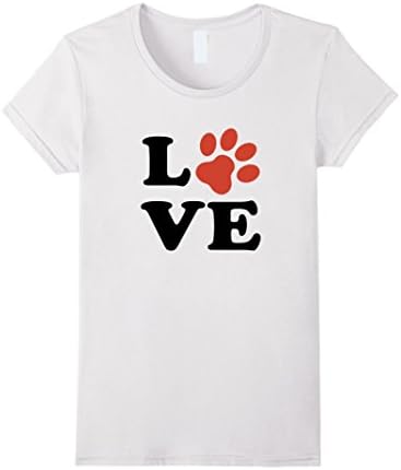 Women's The special design t shirts for dog love Small White