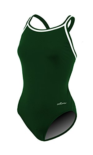 TRAJE ESPALDA DOLFIN TEAM LISO DBX MUJER