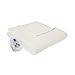Serta Brushed Microfleece Electric Heated Blanket with Programmable Digital Controller, Twin Size, Natural