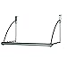 HUJI Sturdy Over the Door Closet System Clothes Hanger with Rod for Coats Hats Belts Organization Storage for Office or Home Organizer (1, Over the Door Closet System)