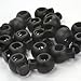 Bluecell Pack of 20 Pcs Single Hole Spring Loaded Round Ball Shaped Stop Sliding Cord Locks for Shoelace Sport Backpack
