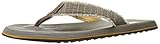 Skechers USA Men's Tatric Salman Flip Flop,Chocolate/Yellow,8 M US