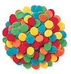 Edible Confetti Sprinkles Cake Cookie Cupcake Quins Primary Sequins 8 Ounces by Oasis Supply